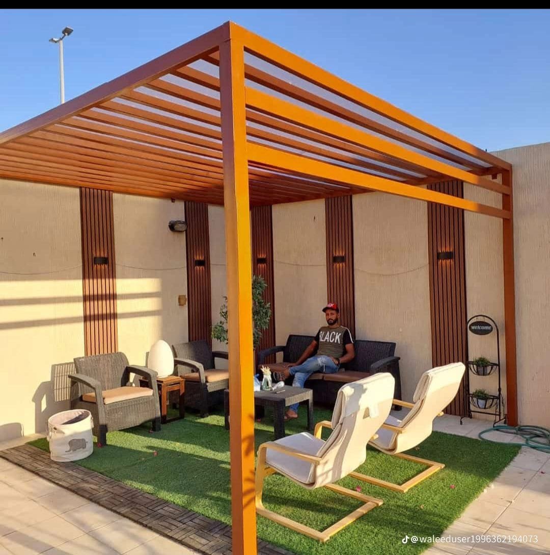 مظلات حدائق ومسابح وجلسات خارجية في الرياض – تنفيذ متكامل من الألف للياء